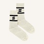 By Bar logo sparkle grey socks