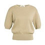 Yaya trui met korte mouwen en open rug green