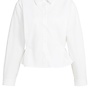 Yaya  poplin blouse met knoopdetails white