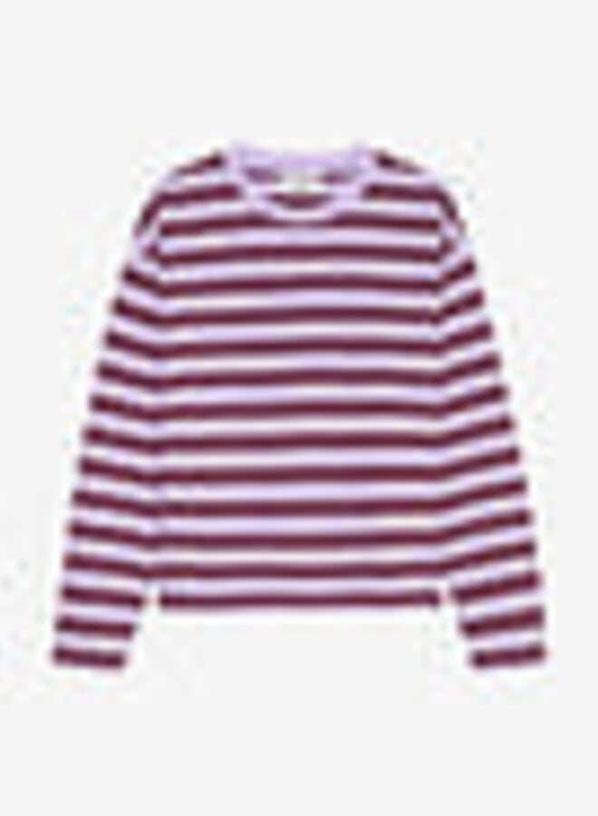Catwalk junkie striped long sleeve lavender frost