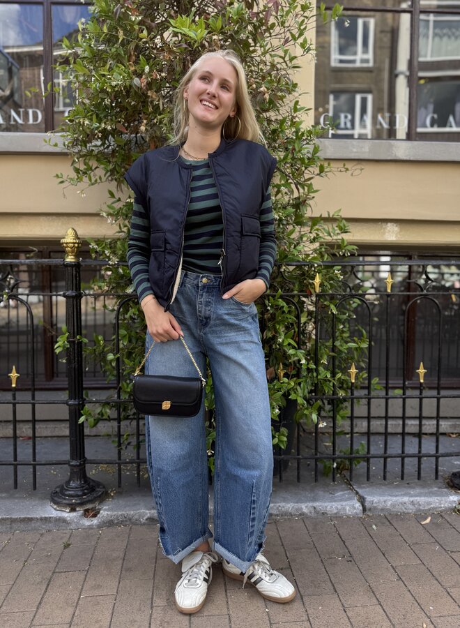 By bar gio sleeveless jacket midnight