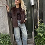 By Bar mona faux fur gilet dark brown