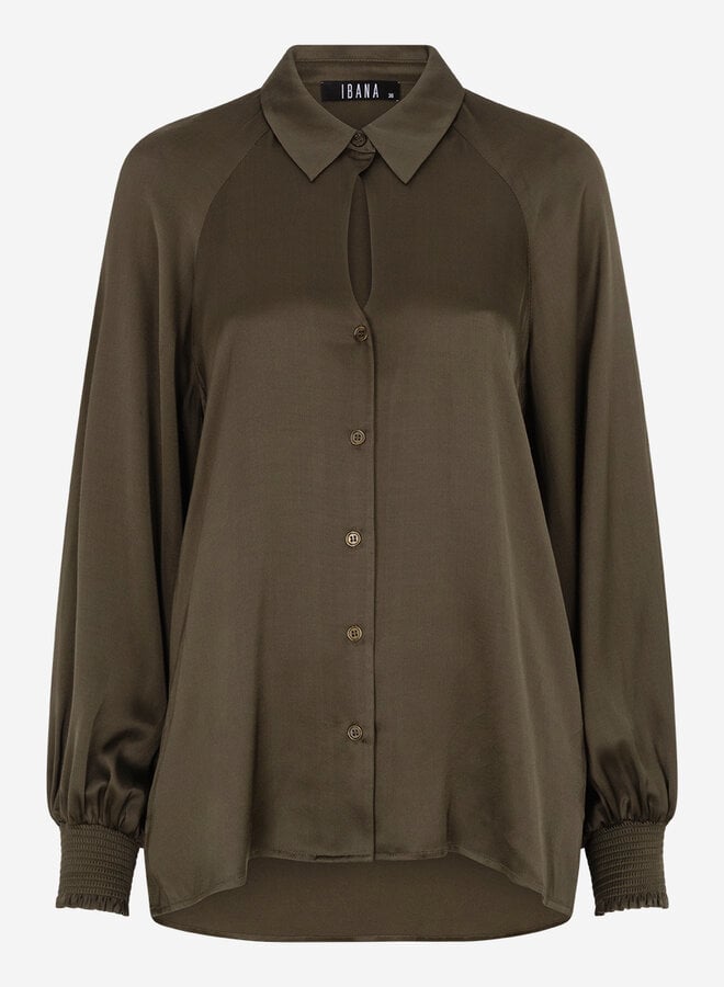 Ibana tyna blouse dark utility