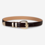 Ibana acro lak belt dark brown