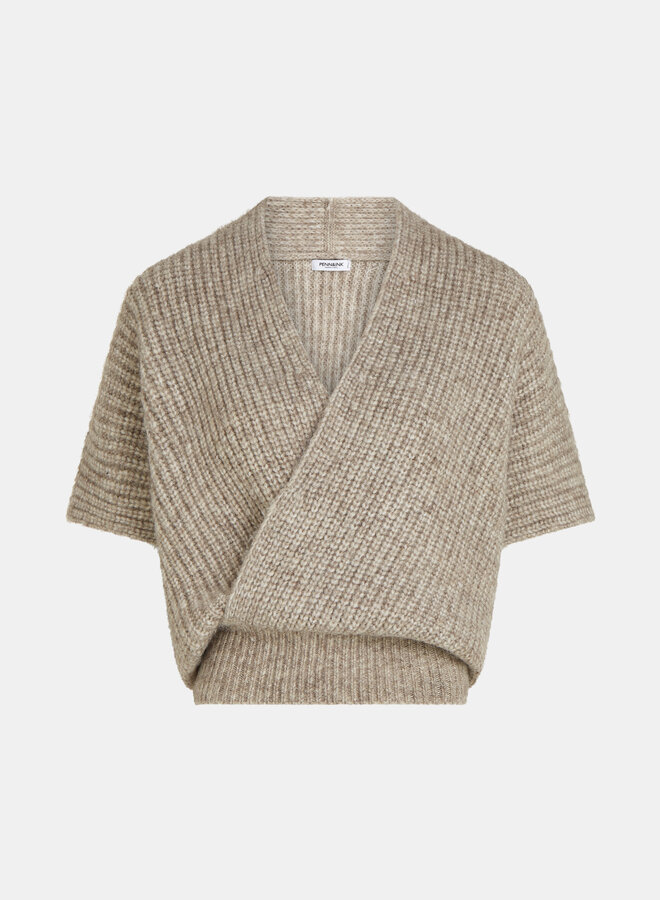 Penn&Ink W26C396 jumper brown mel.