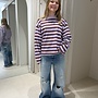 Catwalk junkie striped long sleeve lavender frost