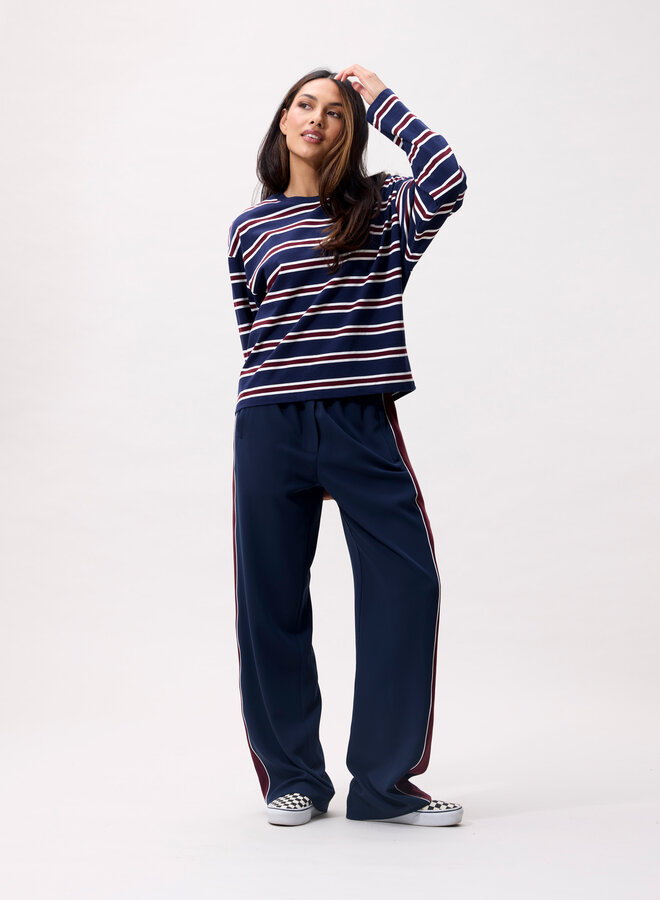 Catwalk junkie striped long sleeve navy