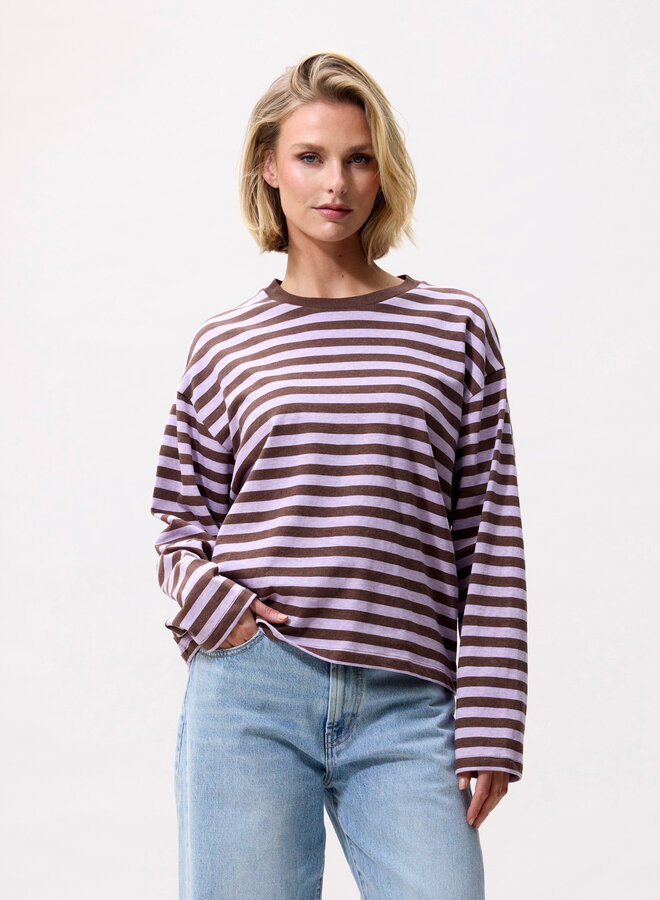 Catwalk junkie striped long sleeve rhapsody