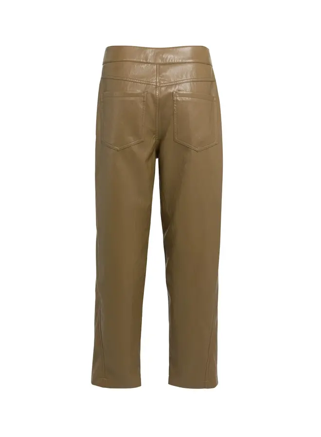 Yaya kunstleren broek teak brown