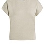 Yaya mouwloze jacquard trui grey