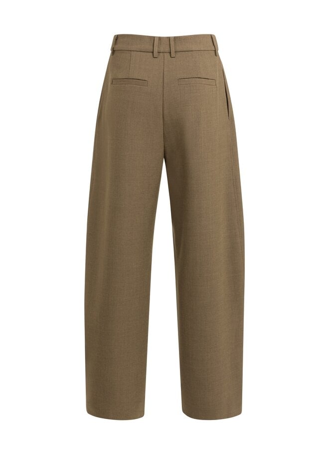 Yaya geweven broek teak brown