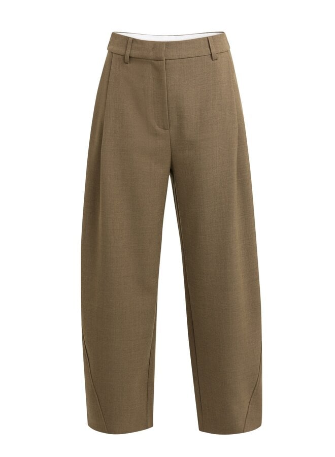 Yaya geweven broek teak brown