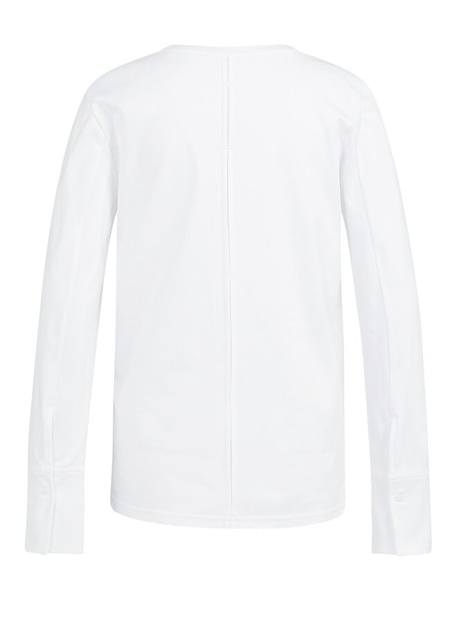 Yaya jersey top white