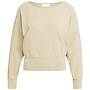Yaya trui met boothals olive gray