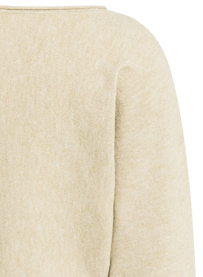 Yaya trui met boothals olive gray