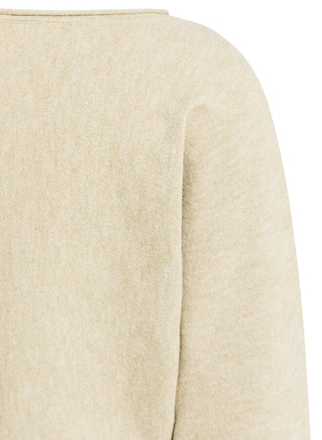 Yaya trui met boothals olive gray