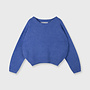 10days hairy knit sweater ultramarine