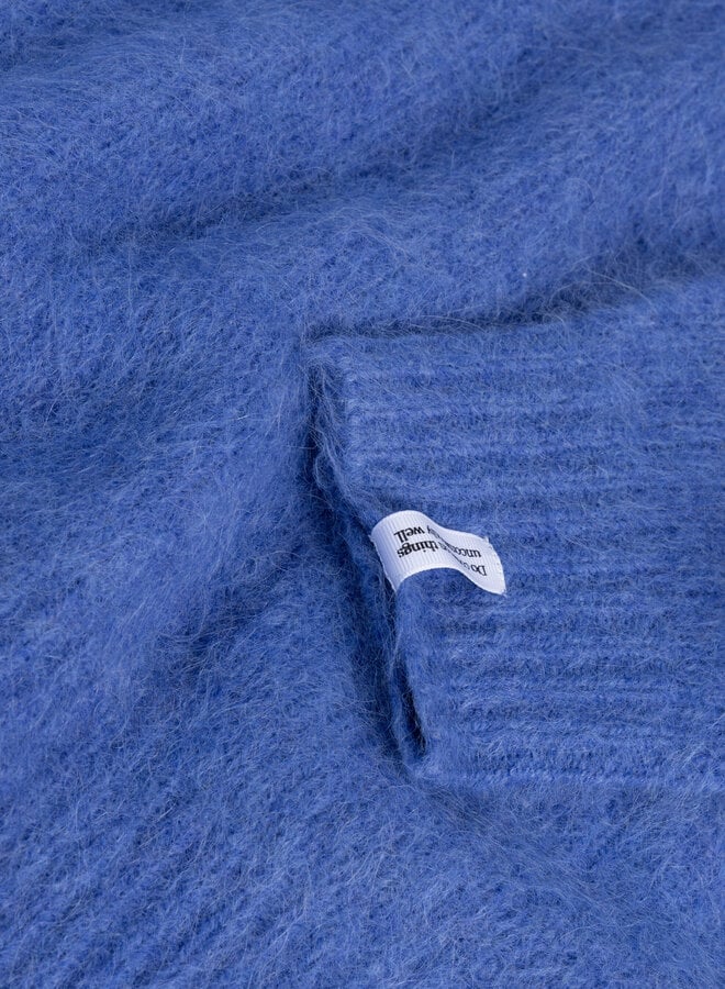 10days hairy knit sweater ultramarine