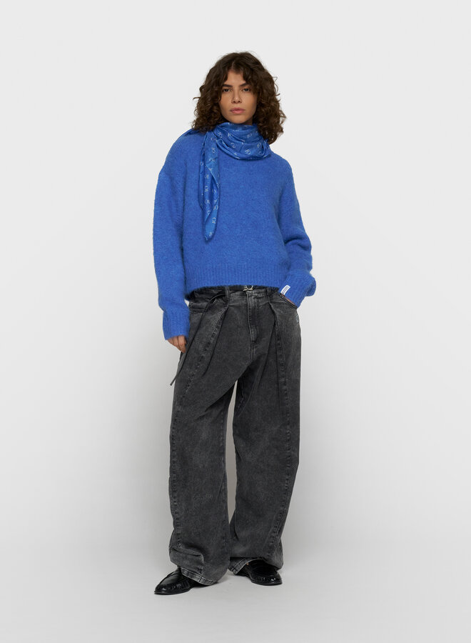 10DAYS bar pants jog denim black