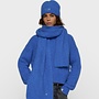 10DAYS hairy knit scarf ultramarine
