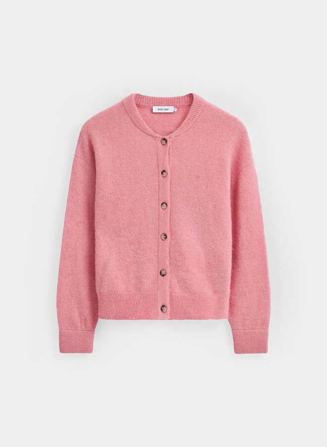 Knit-ted britney cardigan blush
