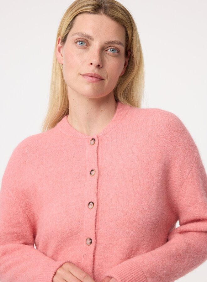 Knit-ted britney cardigan blush