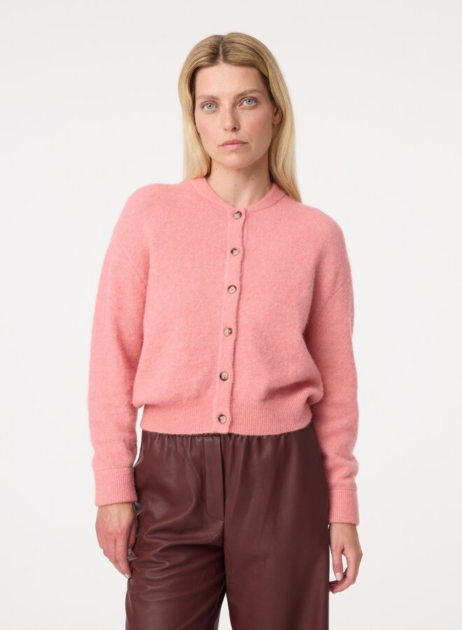 Knit-ted britney cardigan blush