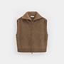 Knit-ted manny cardigan mid brown