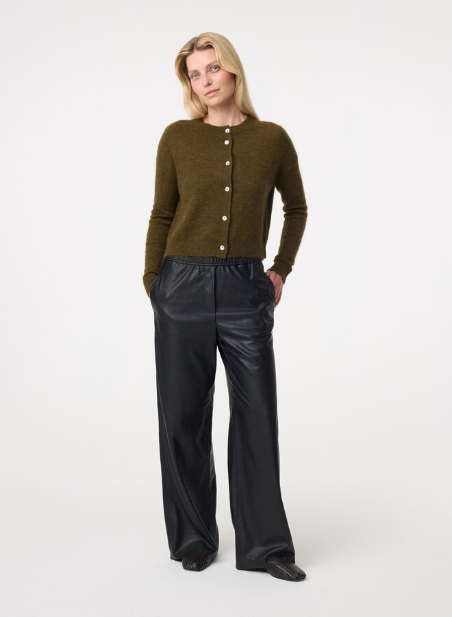 Knit-ted emile cardigan moss