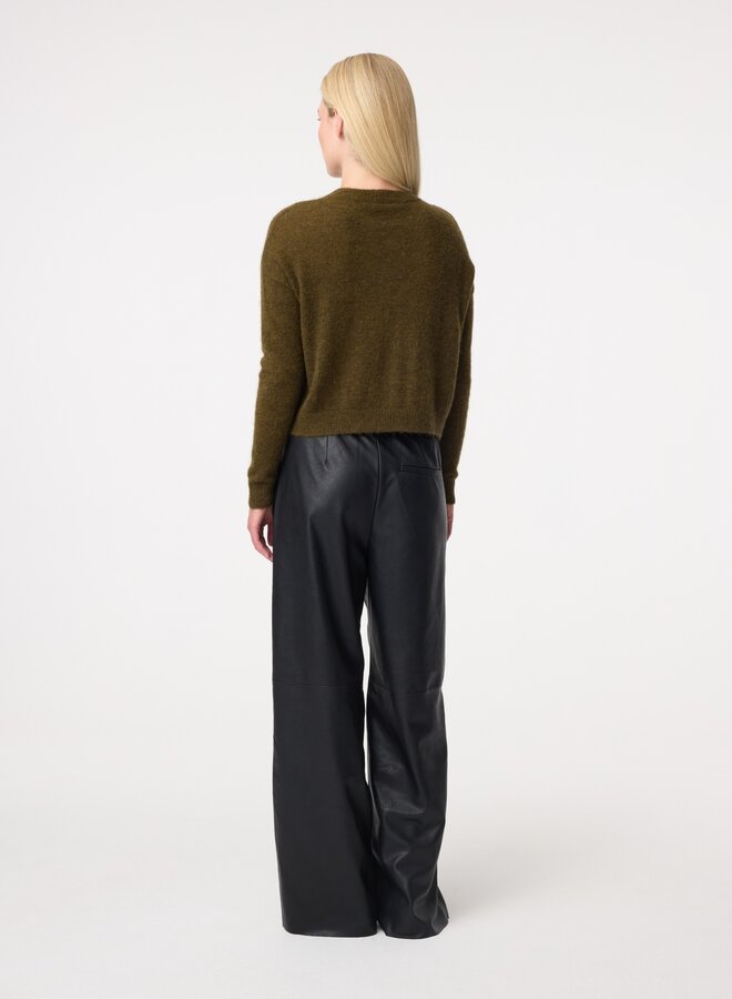 Knit-ted emile cardigan moss