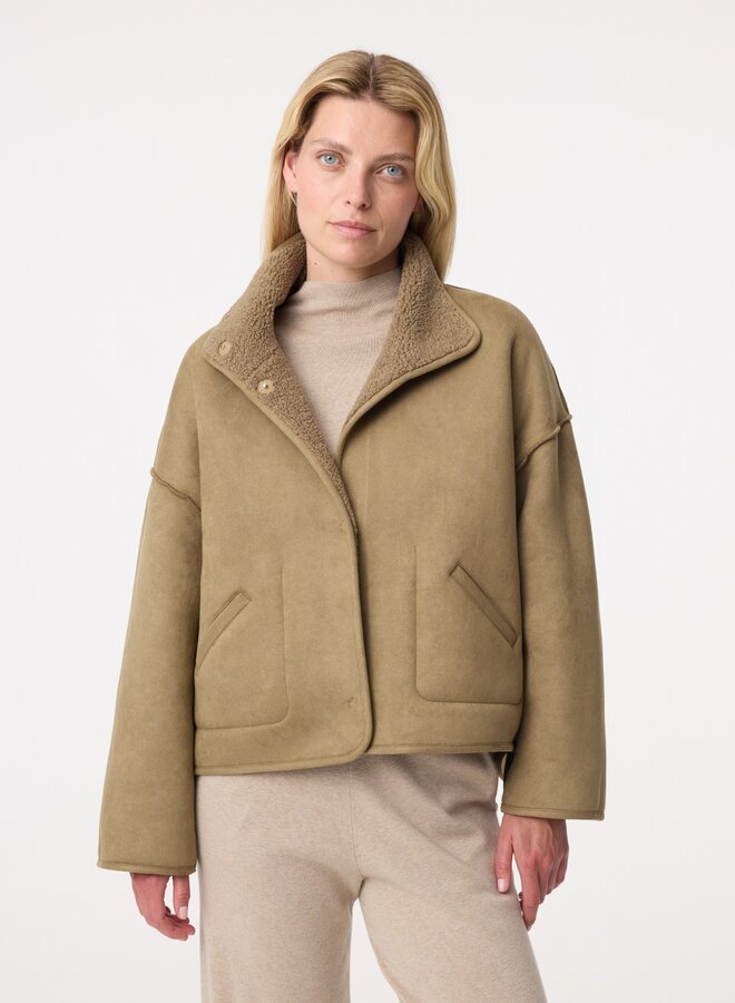 Knit-ted jill jacket moss
