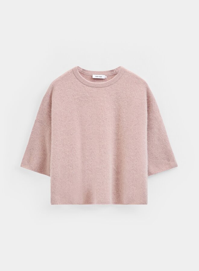 Knit-ted hans top vintage rose