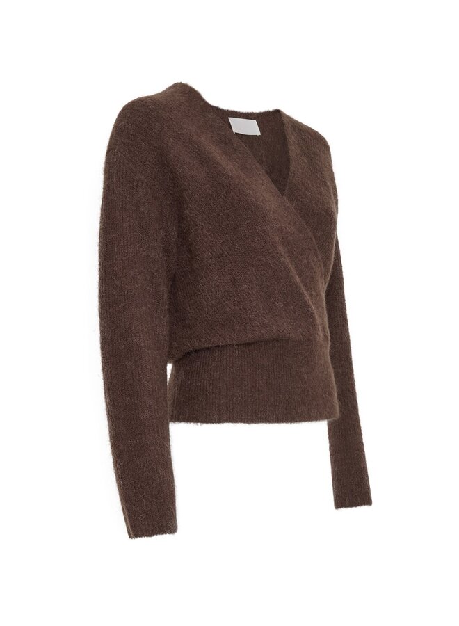 Moss bondie hope v pullover hot fudge
