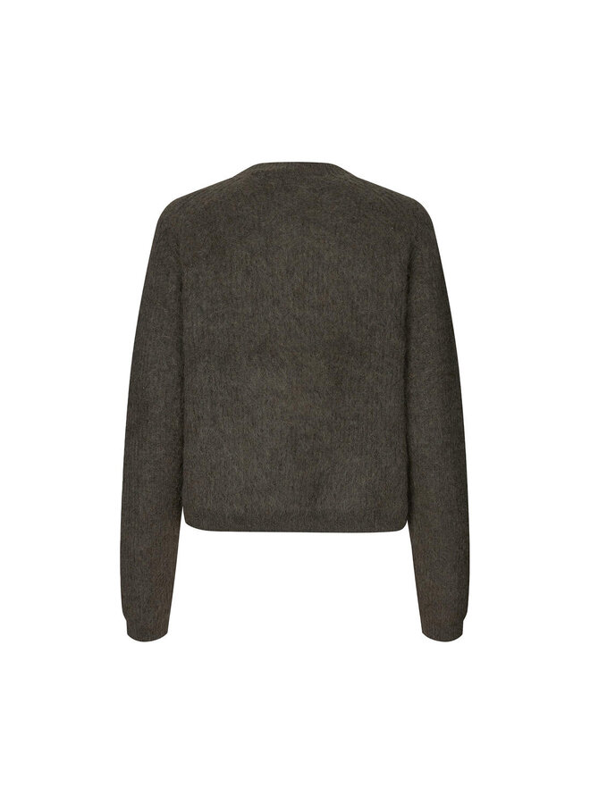 Second F. andrea cardigan black olive