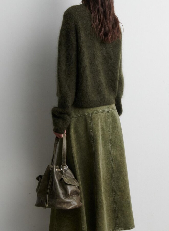 Second F. andrea cardigan black olive