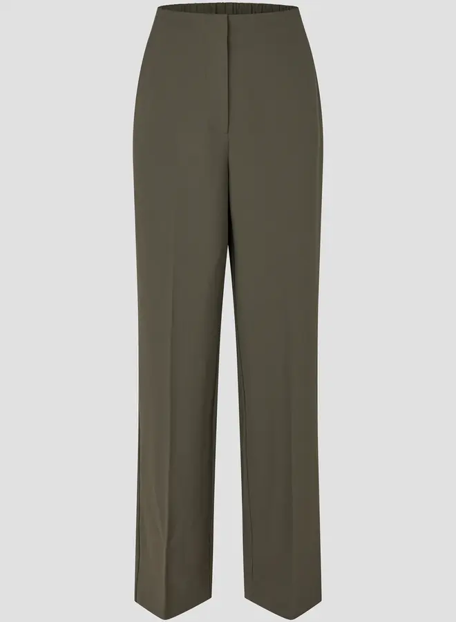 Second F. fique classic trousers black olive