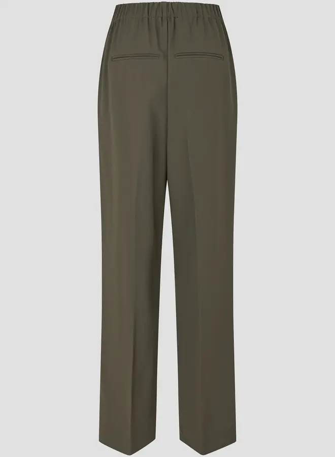 Second F. fique classic trousers black olive
