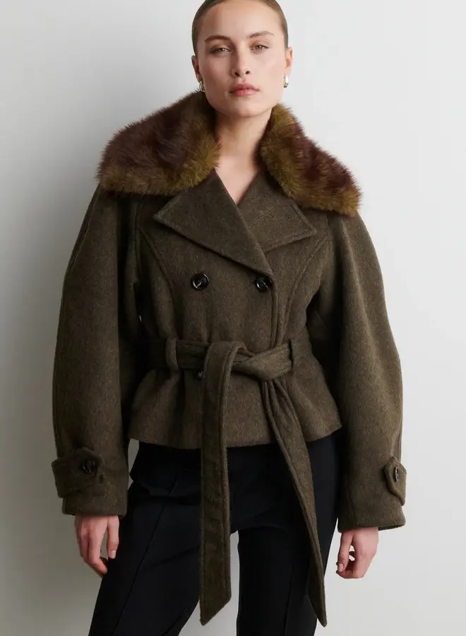 Second Female agola jacket black olive