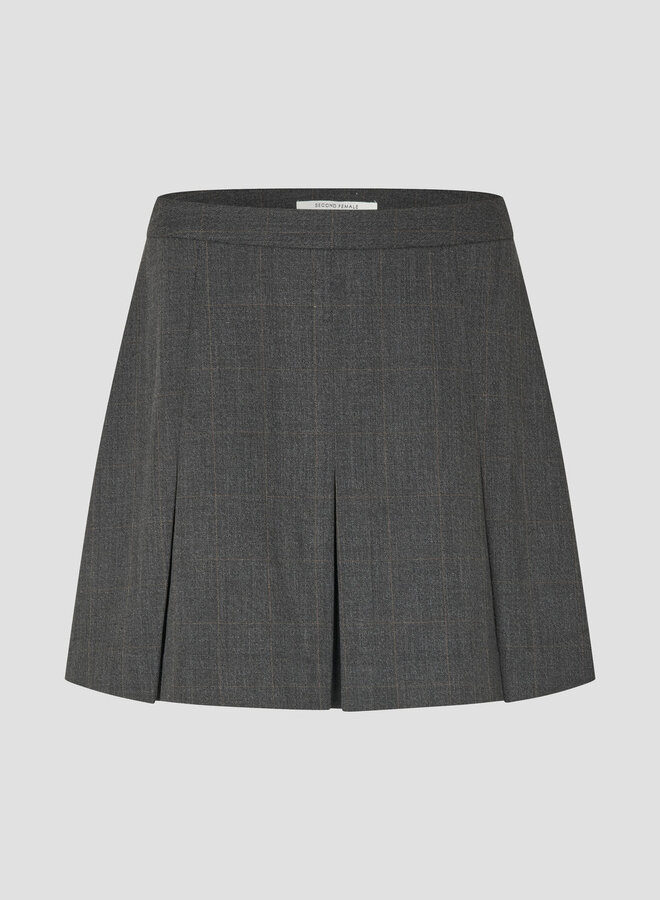Second Female anjou mini skirt dark grey