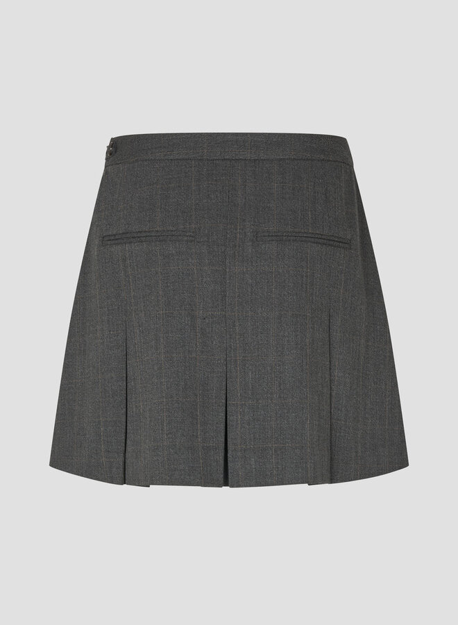 Second Female anjou mini skirt dark grey