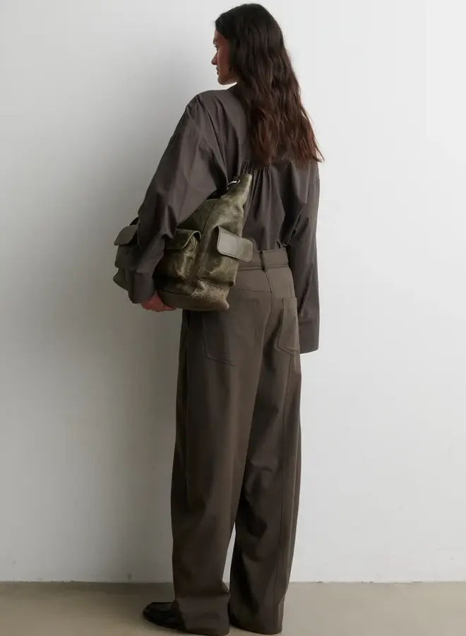 Second female blink cargo trousers black olive