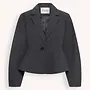 MEW evie shaped blazer dark grey
