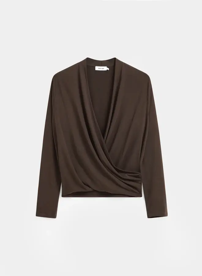 Knit-ted jetty top choco