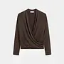 Knit-ted jetty top choco