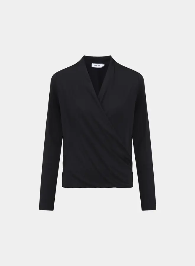 Knit-ted jetty top black