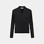 Knit-ted jetty top black