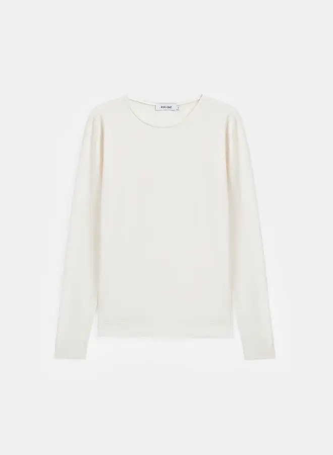 Knit-ted zoe top off white
