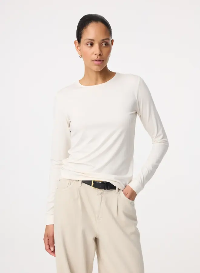 Knit-ted zoe top off white