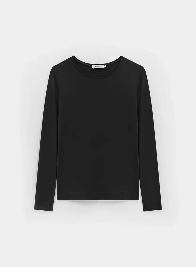 Knit-ted zoe top black