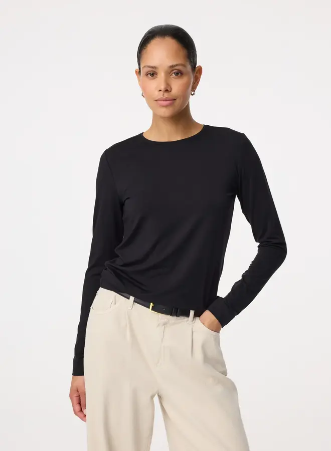 Knit-ted zoe top black